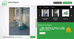 Desktop Screenshot of lithotechindia.com